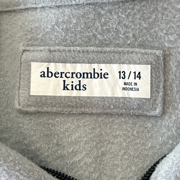 Abercrombie & Fitch Fleece Quarter Zip Hoodie - Picture 4 of 12